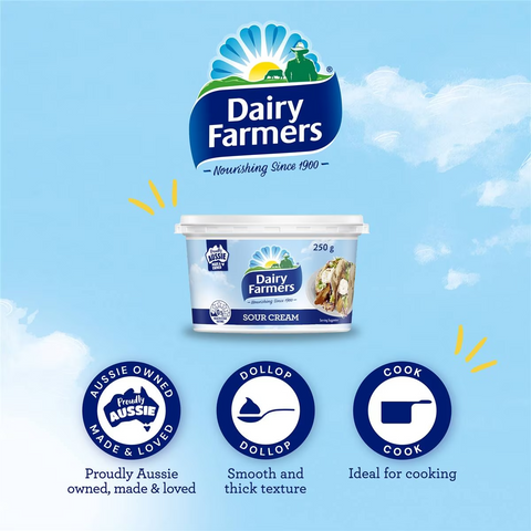 Dairy Farmers Sour Cream 250g