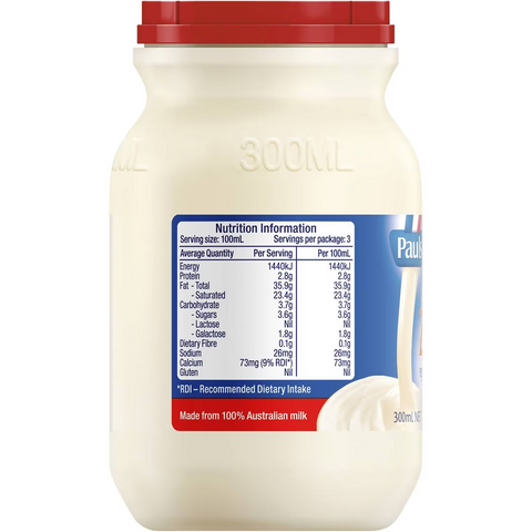 Pauls Zymil Thickened Cream Lactose Free 300ml