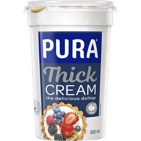 Pura Thick Cream Dollop 300ml