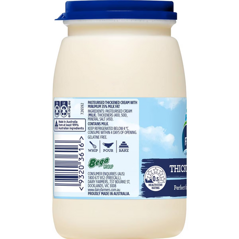 Dairy Farmers Thickened Cream 300ml