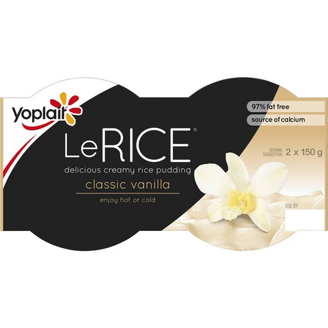 Yoplait Le Rice Classic Vanilla 150g X 2 Pack