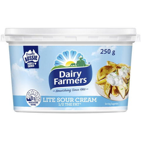 Dairy Farmers Light Sour Cream 250g