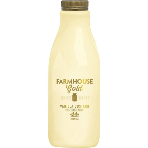 Pauls Farmhouse Gold Custard Vanilla 800g