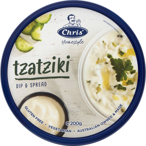 Chris' Dips Tzatziki 200g