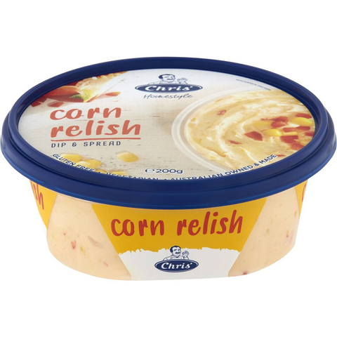 Chris' Dips Corn Relish 200g