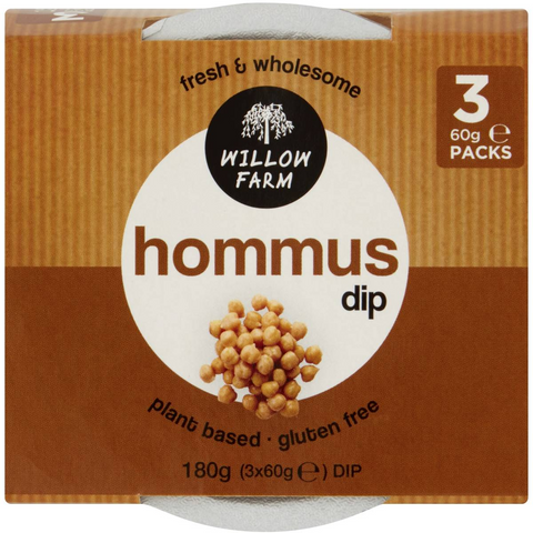 Willow Farm Snacking Hommus Dip 3 Pack