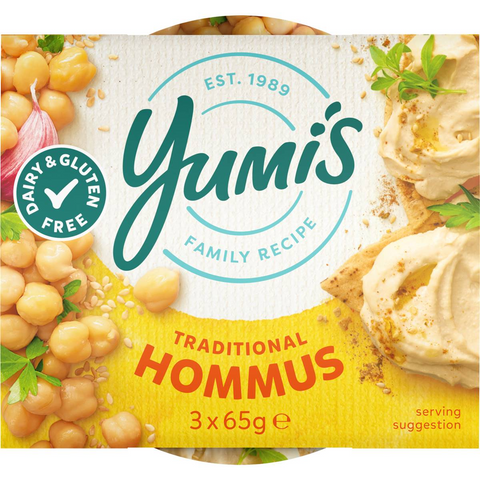 Yumi's Mini Hommus 65g X3 Pack