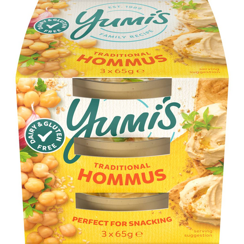 Yumi's Mini Hommus 65g X3 Pack