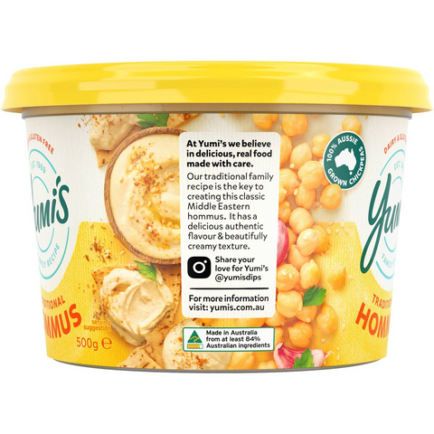 Yumi's Traditional Middle Eastern Hommus 500g