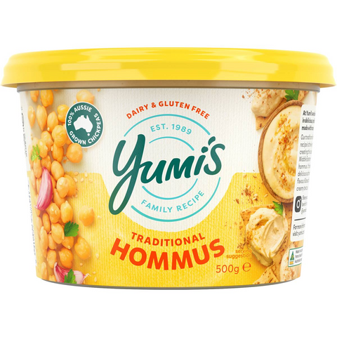 Yumi's Traditional Middle Eastern Hommus 500g