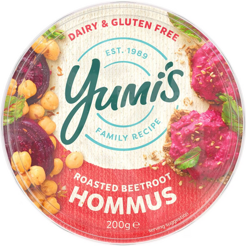 Yumi's Roasted Beetroot Hommus Dip 200g