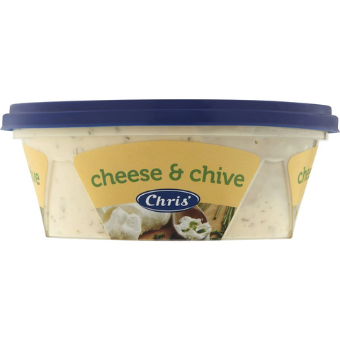 Chris' Dips Cheese & Chive 200g