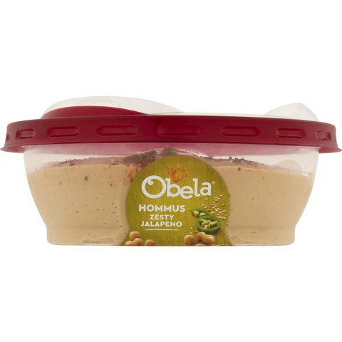 Obela Hommus Garnished With Zesty Jalapenos 220g