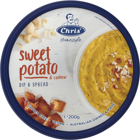 Chris' Dips Sweet Potato & Cashew 200g