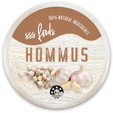 Sss Foods Hommus Natural 225g