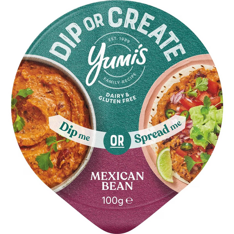 Yumi's Dip Or Create Mexican Bean 100g