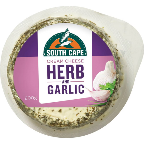 South Cape Herb & Garlic Cream Cheese 200g