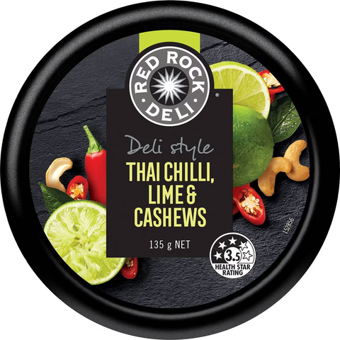 Red Rock Deli Thai Chilli, Lime & Cashews Lime & Cashews 135g