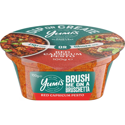 Yumi's Dip Or Create Red Capsicum Pesto 100g