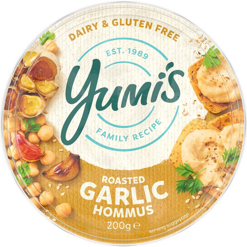 Yumi's Hommus Roasted Garlic 200g