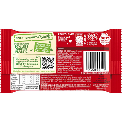 Kitkat 4 Finger Milk Chocolate Bar 45g