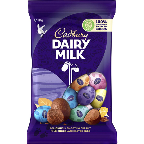 Cadbury Dairy Milk Easter Chocolate Egg Bag 114g