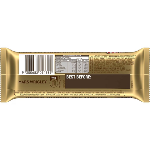 Twix Milk Chocolate Bar With Caramel Biscuit 50g