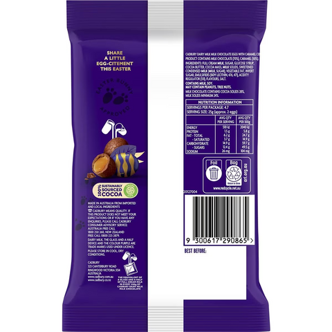 Cadbury Caramello Easter Chocolate Egg Bag 117g