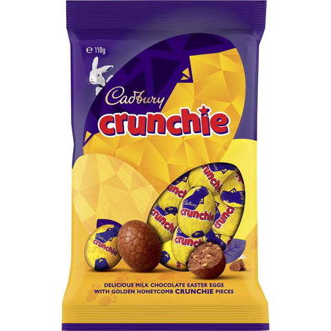 Cadbury Crunchie Easter Chocolate Egg Bag 110g