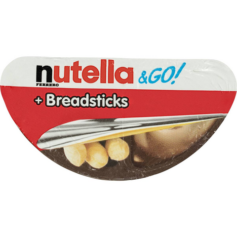 Nutella Hazelnut Chocolate Spread With Breadsticks 48g