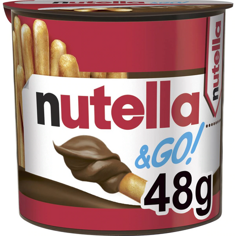 Nutella Hazelnut Chocolate Spread With Breadsticks 48g