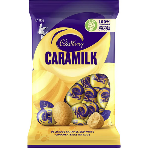 Cadbury Caramilk Easter Chocolate Egg Bag 113g