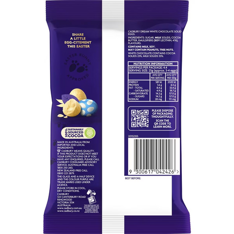 Cadbury Dream Easter Chocolate Egg Bag 110g