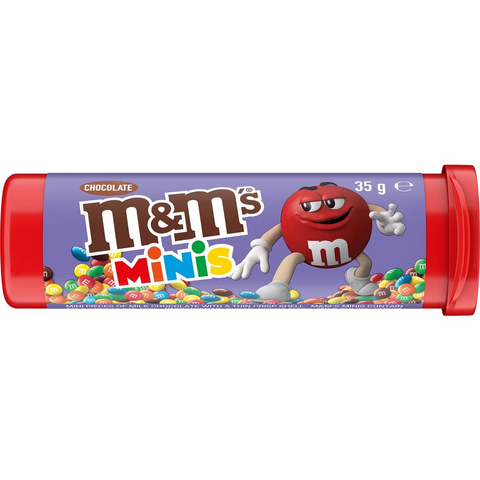 M&m's Minis Milk Chocolate Treat Tube 35g