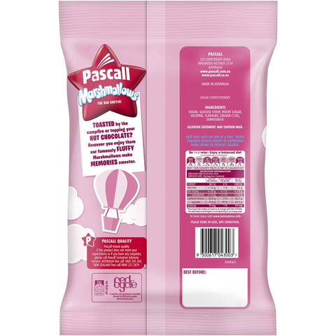 Pascall Marshmallows Pink & White 520g