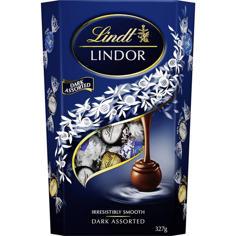 Lindt Lindor Dark Assorted Chocolate Box 327g