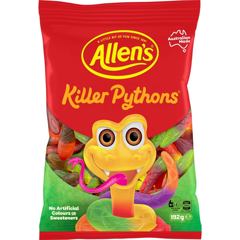 Allen's Killer Python Jelly Lolly Bag 192g