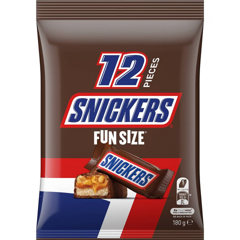 Snickers Milk Chocolate Party Share Bag 12 Pieces 180g