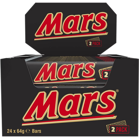 Mars Milk Chocolate Bar Caramel & Nougat 2 Pieces 64g