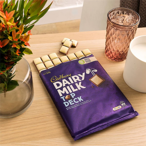 Cadbury Dairy Milk Top Deck Chocolate Block 340g