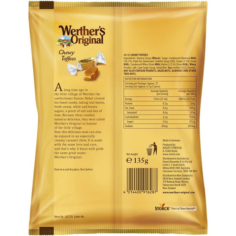 Werther's Original Chewy Toffees 135g