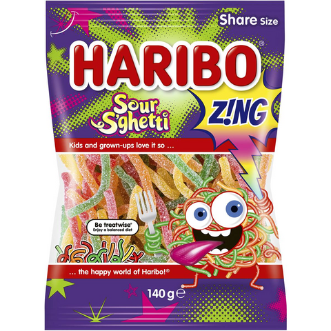 Haribo Sour S'ghetti 140g