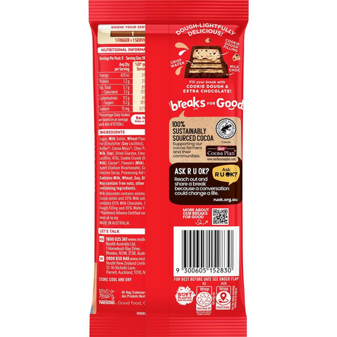 Kitkat Cookie Dough Chocolate Block 170g