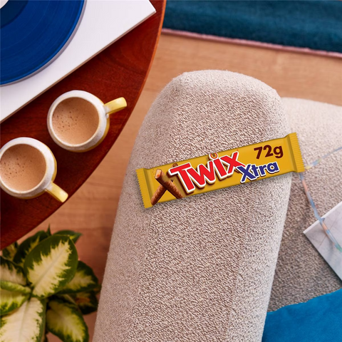 Twix Xtra Milk Chocolate Bar 72g