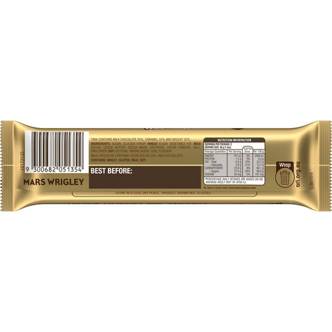 Twix Xtra Milk Chocolate Bar 72g