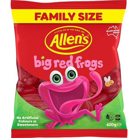 Allen's Big Red Frogs 420g