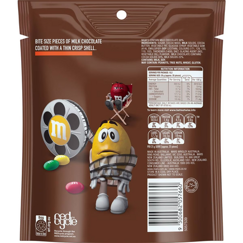 M&m's Milk Chocolate Snack & Share Bag 380g