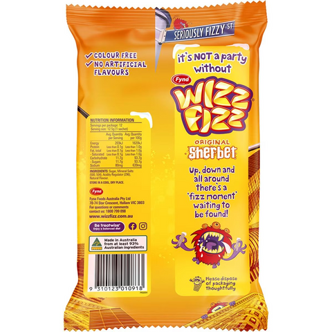 Wizz Fizz Sherbet Original 150g