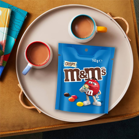 M&m's Crispy Milk Chocolate Snack & Share Bag 145g