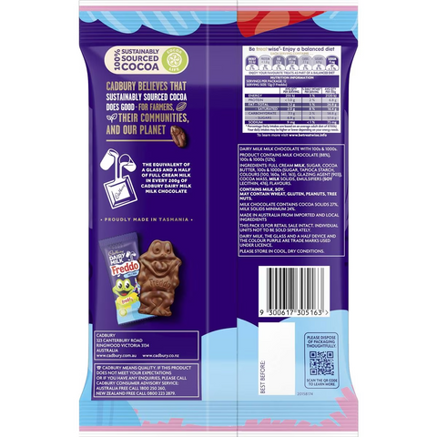 Cadbury Daily Milk Freddo 100s & 1000s Chocolate Share Pack 144g